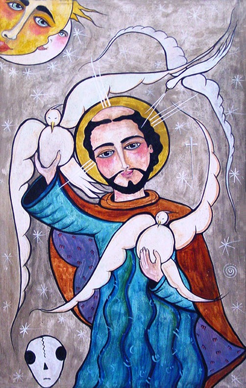 Saint
                      Francis of Assis by Virginia Maria Romero