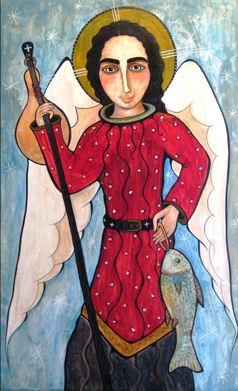 St. Raphael the
                    Archangel by Virginia Maria Romero