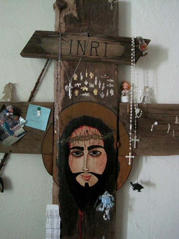 Our Lady of Gaudalupe- Tortugas Cross by
                      Virginia Maria Romero