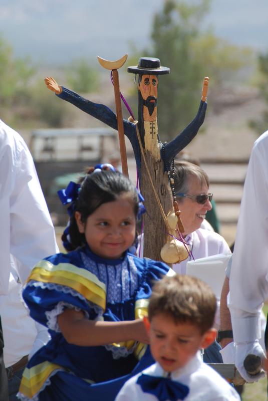 San Ysidro bulto at
                  Blessing of the Fields NMFRHM